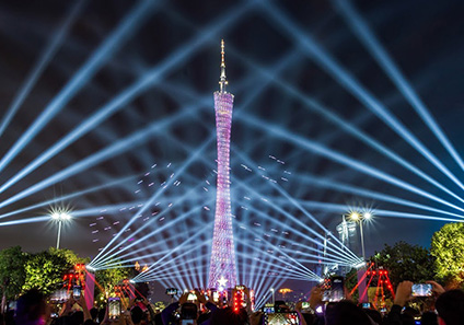 ¡Increíble! Se inaugura el Festival Internacional de Iluminación de Guangzhou