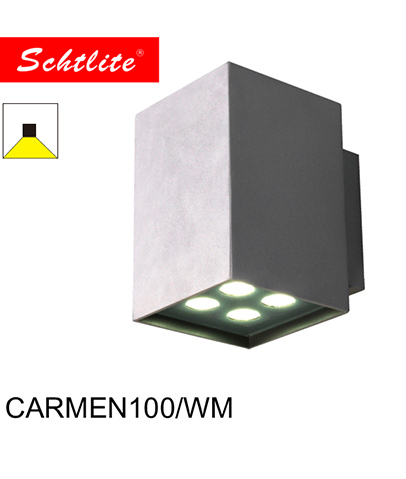 CARMEN 12W LED Pack luz de seguridad iluminación de pared para exterior CARMEN110