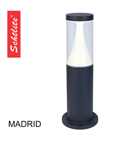 Aluminio de alta calidad IP65 Lámpara de camino para jardín al aire libre Bolardo de luz MADRID